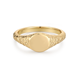 Dune Oval Signet Ring