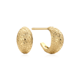 Dune Textured Half Hoop Earrings