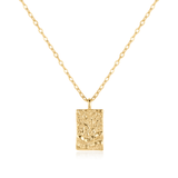 Dune Rectangular Texture Necklace