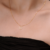 “A” Mini Letter Necklace