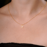 “A” Mini Letter Necklace