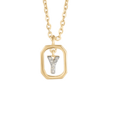 “Y” Mini Letter Necklace