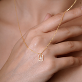 “A” Mini Letter Necklace