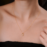 “B” Mini Letter Necklace