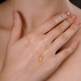 “B” Mini Letter Necklace