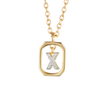 “X” Mini Letter Necklace