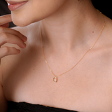 “E” Mini Letter Necklace
