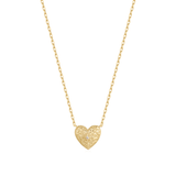Dune Heart CZ Necklace