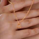 “H” Mini Letter Necklace