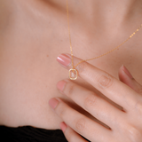 “I” Mini Letter Necklace