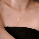 “K” Mini Letter Necklace