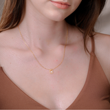 “M” Mini Letter Necklace