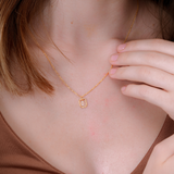 “O” Mini Letter Necklace