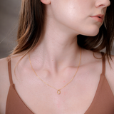 “O” Mini Letter Necklace