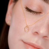 “U” Mini Letter Necklace