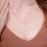 “V” Mini Letter Necklace