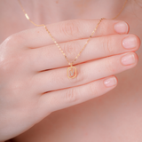 “V” Mini Letter Necklace