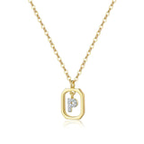 “P” Mini Letter Necklace
