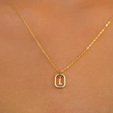 “L” Mini Letter Necklace