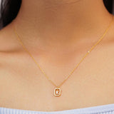 “K” Mini Letter Necklace
