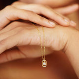 “M” Mini Letter Necklace
