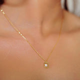 “M” Mini Letter Necklace