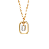 “U” Mini Letter Necklace